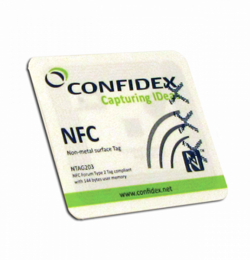 AcuTag Sticker MDM NFC White