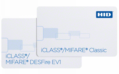 Cartão de Proximidade HID iCLASS® + MIFARE® Classic ou MIFARE® DESFire® EV1 232, 242 e 243