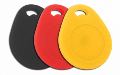 Chaveiro de Proximidade Acura AcuProx Keyfob Black, Red, Yellow
